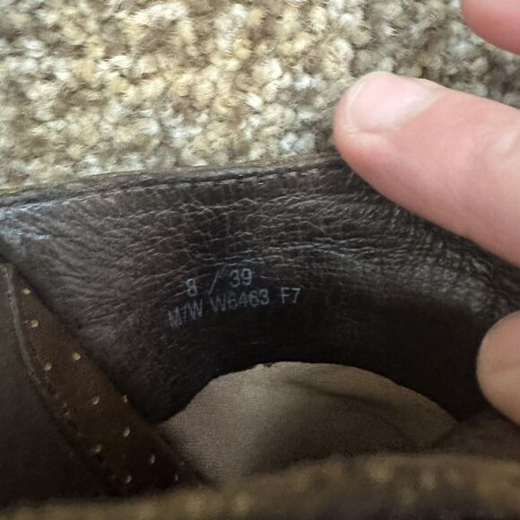 Born Clog Mules Slip On Platform Shoes Womens 8M Brown Leather - Picture 9 of 10